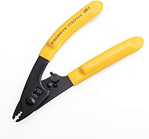 Vegena Alicates de pelado de fibra de 3 orificios para pelar recubrimientos de fibra de 125 μm, 250 μm CFS-3
