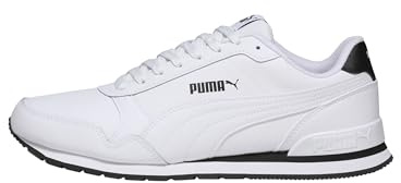 PUMA Unisex ST Runner v2 Full L Low-Top Trainer, Puma White-Puma White, 48.5 EU