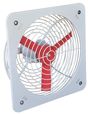 AirTech-UK Explosion Proof Commercial Ventilation Extractor Exhaust Metal Axial Fan Air Blower with Louver Grill Shutter (20) 500mm
