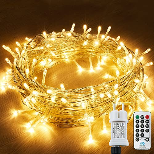 120Led Lichterkette Strombetrieben mit Stecker Wasserdicht Außen und Innen für Balkon Garten Hochzeit Weihnachten Party dekorieren