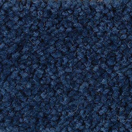 Auslegware Teppich Meterware braun in 400 cm und 500 cm Breite mit Textilrücken Kräuselvelours Teppichboden weich ideal für Wohnzimmer (5 m x 5 m)