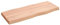 vidaXL Solid Oak Wood Table Top, Light Brown, Handcrafted Live Edge Design, Varnished, Versatile and Durable, for Living Room, Dining Room, Kitchen, Office, 100x40x6 cm