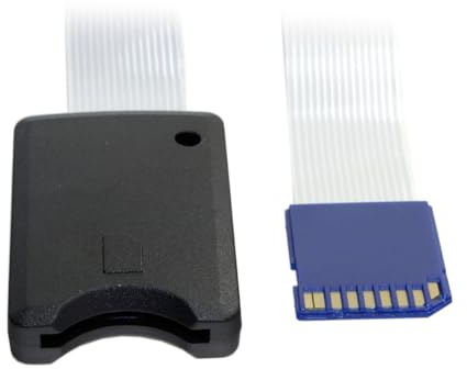 NFHK Standard SD SDHC minneskort kit hane till SD hona förlängning mjuk platt FPC kabelförlängare 25 cm