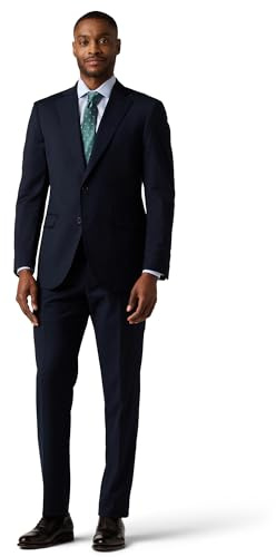 Alton Lane Mercantile Suit Tailored Fit - Premium Quality Suits for Men, Stylish and Elegant Formal Suit for Men, Navy, 44R