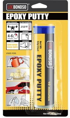 LOCBONDSO Epoxy Putty,2 komponenten Epoxidharz Knete,Reparaturstift Mehrzweck Reparaturknete für Metall, Holz, Keramik，2k kleber