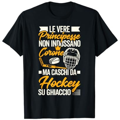 Giocatore di Hockey Bambina Hockey Divertente Maglietta