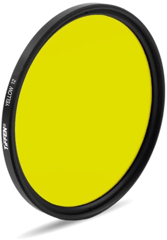 Tiffen 52mm Yellow 12 Camera Lens Filter for Black & White Photography