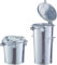 Mülleimer 50l Stahlbl.TZN o.Bügel