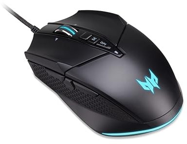 Predator Cestus 335 Gaming Maus (19.000 DPI, 400 IPS Tracking, 10 programmierbare Tasten, 0,5 ms Reaktionszeit, RGB Beleuchtung) schwarz