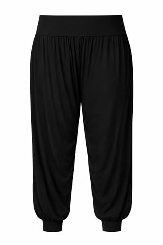Pantaloni Harem per Ragazze Pantaloni Ali Baba Larghi Casual Larghi Danza Sportiva Leggings Elastici Yoga Bambini Neon Svasato Vestito Operato Bambini Comodi A Vita Alta Rilassat Nero 11-12 anni