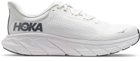 Hoka One One Mens Arahi 7 Textile Blanc De Blanc Steel Wool Trainers 9 UK