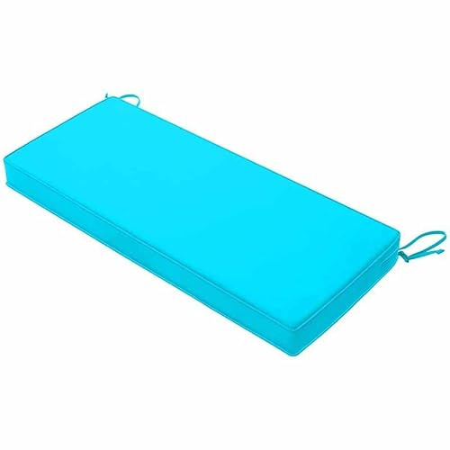 HLTQL Cojines para Bancos De Exterior,Terraza Waterproof Removable Cover,Cojines Sofa Exterior Jardin Colchoneta Banco Jardin Fijación para Columpio De Jardín(8,137 * 41 * 8cm)
