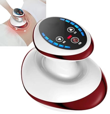 Dmuzsoih Dispositivo de ahuecamiento eléctrico, dispositivo electrónico de ventosas | Rascador de masaje de tendones profesional para el hogar, atleta, músculo, spa, estómago, viajes, mano, hombres