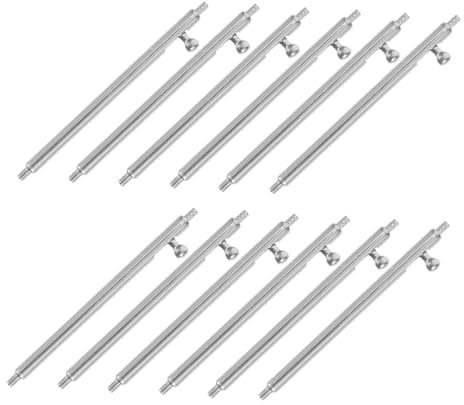HOLIDYOYO 100pièces Goupilles De Liaison De Ceinture De Montre Barrettes à Ressort pour Bracelet Remplacement De Goupilles De Montre pour Réparation De Bracelets Ceintures Et