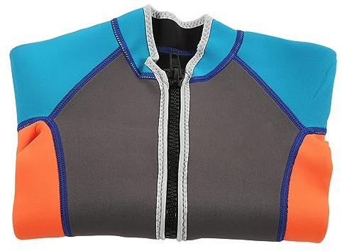 Marhynchus Combinaison de Plongée pour Enfants, Garçons et Filles, Maillot de Bain Complet en Néoprène à Manches Longues, 2.5MM, pour Le Surf, la Plongée en Apnée, Les Sports Nautiques (Taille 10)