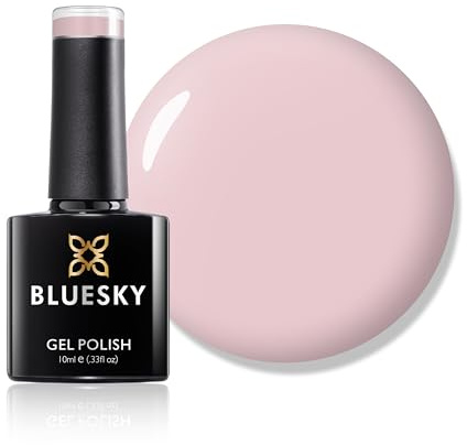 Bluesky Gel Nail Polish, Nude Knickers 80565, Light Pink Long Lasting, Chip Resistant, 10 ml