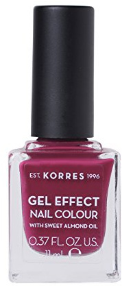Korres Sweet Almond Nail Colour - 74, berry addict