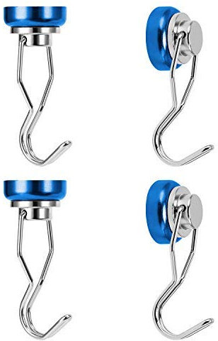 Ant Mag Crochets Mgnétiques Pivotants 22KG aimants forts formidables puissance de maintien pour la maison le réfrigérateur la cuisine le gril le bureau