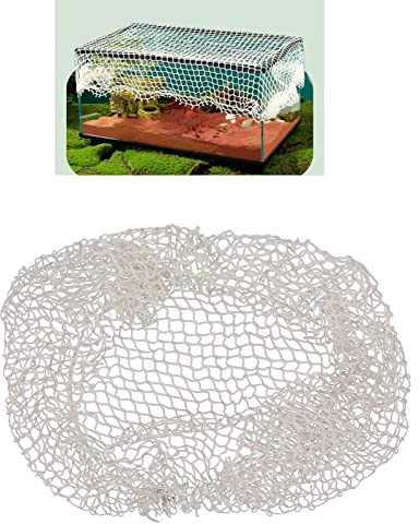 Red Prueba de Fugas para Acuarios y Tanques de Reptiles, Red de Pantalla y Malla Transparente Cubierta para Terrarios