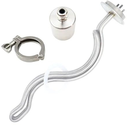 Elemento Calefactor Calentador de Agua de inmersión de 2 Abrazaderas triples de Acero Inoxidable, Elemento Calefactor eléctrico de elaboración de Cerveza de 220V, 2,5 kW/3,5 kW/4,5 kW/5,5 kW (Color :