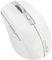 CoolBox W01 Ratón PC Inalámbrico 2.4GHz con 6 Botones, Batería Recargable, 1600 dpi, Tecnología Óptica, Iluminación Rainbow. Color Blanco
