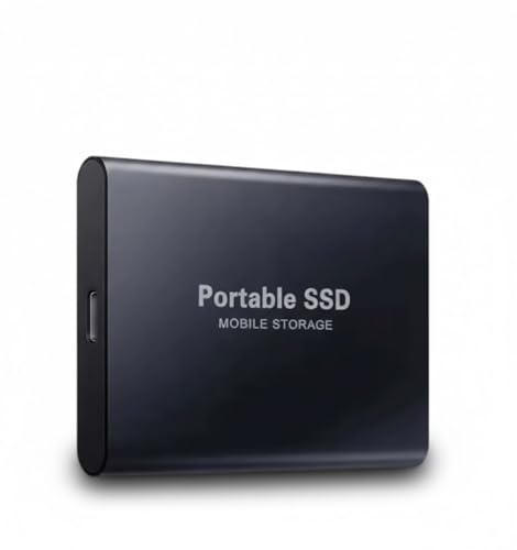 4TB Disco Duro Externo | 2.5 Almacenamiento Portátil - Negro