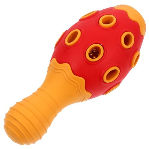 GALPADA Jouet Balle à Friandises pour Chien Couineur Multifonctionnel en Plastique Solide Taille Moyenne pour Entraînement Intérieur Extérieur Chiots Adultes