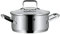 WMF Trend Kochtopf klein 20cm, Glasdeckel, Bratentopf Induktion 2,5l, Cromargan Edelstahl poliert, unbeschichtet, backofengeeignet