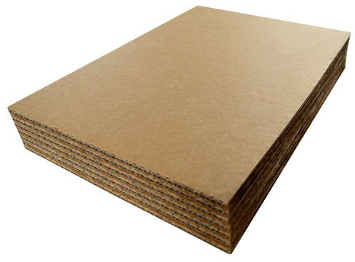 A2 594mm x 420mm Thick Double Wall Cardboard Corrugated Sheets Pads Dividers Art Craft Board QTY 10 Sheets
