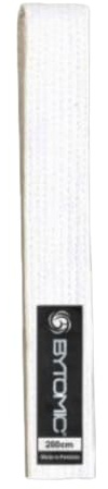 Bytomic Solid Colour Martial Arts Belt White