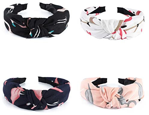 Yean Bandeaux Boho Cerceaux élastiques larges pour les cheveux Accessoires de cheveux pour les femmes