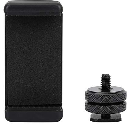 Support de téléphone, griffe porte-téléphone, adaptateur de fixation pour support de téléphone, adaptateur de vis de griffe 1/4 flash, support de clip pour téléphone sur trépied sur appareil photo ref