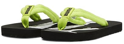 PUMA Unisex Kinder Epic V2 Flip-Flop, Lime Pow Puma Black Puma White, 28 EU