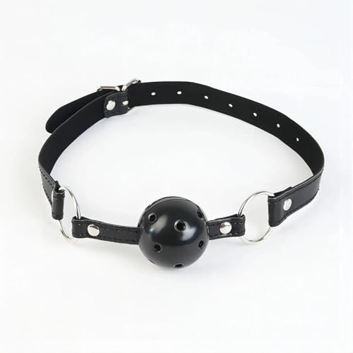 Juguetes sexuales orales BDSM, mordaza de boca abierta, fetiche, esclavitud, cinturones de sujeción con mordazas bucales, tienda de sexo for adultos, juego for parejas(Black)