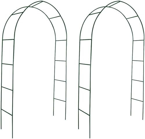 LumFurni 2X Arche de Jardin Plantes Grimpante Terrasse Patio Arceau à Rosiers
