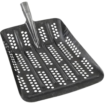 F Fityle Setaccio per Terreno Che perde, setaccio per setacciatura, Accessorio con Impugnatura Comoda, Resistente all'Usura, per Giardino Manuale Cavo e, Foro Rotondo Grande