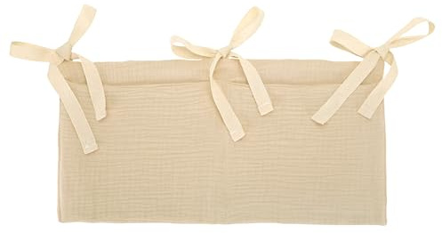 Pevlkawr Sac Rangement Pour Lit BéBé Sac De Rangement Suspendu Poches De Lit, Pour Stocker Des Des Couches, Des Jouets, Vêtements, 39 * 20cm