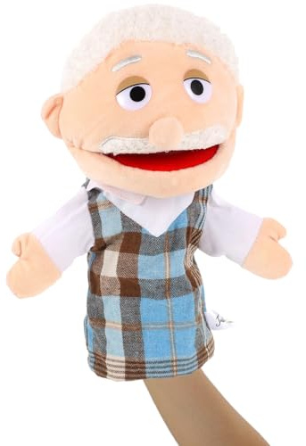 Marioneta de Mano de Peluche - Juguete de Juego de Rol Personajes Familiares de Dibujos Animados | Conjunto de títeres educativos Dulces, de Dedo Interactivo para Regalo de Anniversa