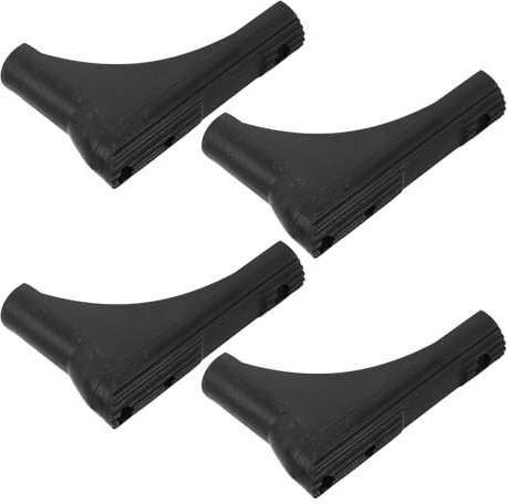 NUOBESTY Capuchons pour Pieds D’étendoir à Linge 4 Pièces Plastique 19mm | Pièces Détachées Étendoir à Linge, Noir, Patins pour Sols Bois Dur et Carrelage, Lot de 4