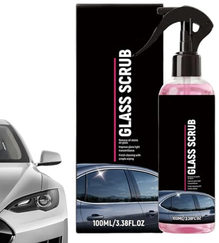 Glasrengöringsmedel I Skumform | 100ml Osynlig kraftfull rengöringsvätska - Rengöring För Duschdörrar | för Bil, Auto, Automobiler, Fordon, Duschdörrar, Dörrar, Speglar, Badrum, Hus, Motorfordon,