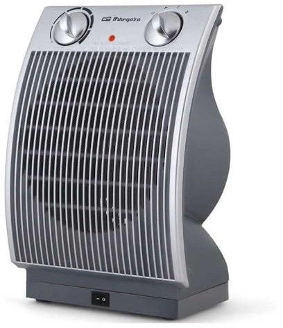 Orbegozo FH 6035 - Calefactor, oscilante, 2 niveles de potencia, función ventilador, calor instantáneo, termostato regulable, 2200 W