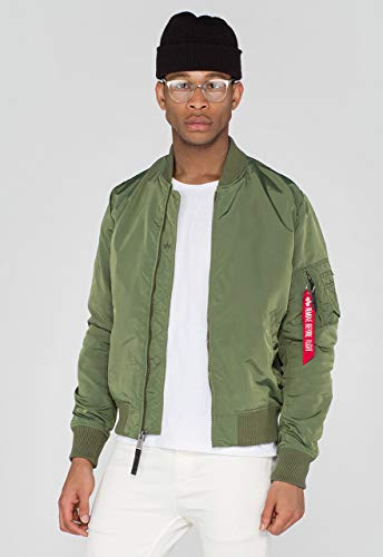 ALPHA INDUSTRIES herr Alpha Industries Ma-1 bomberjacka för män bomberjacka (1-pack)