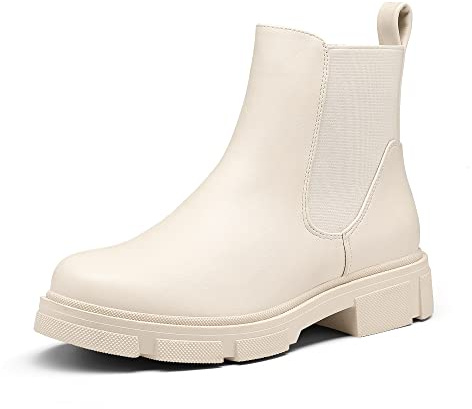 DREAM PAIRS Stivaletti Chelsea da Donna Stivali alla Caviglia Chelsea Booties