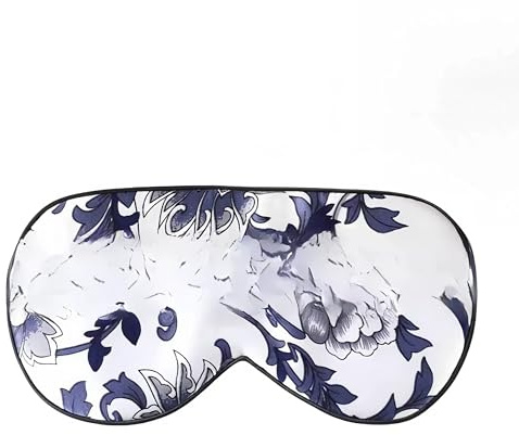LOHAS Home 100% natursilke sovmask dubbelsidig mullbärssilke skuggande ögonmask