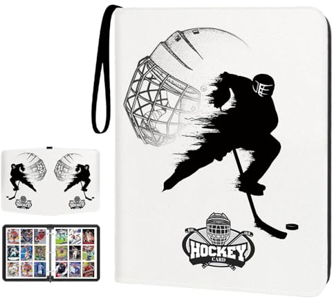 Hockey Card Binder 900 Pockets Sports Trading Card Holder Album
