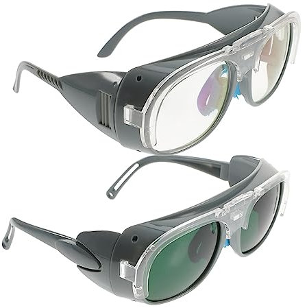 CHICAMPERA 2pièces Lunettes De Protection Pour Soudage Lot De Adaptées Au Soudage Électrique Et Au Débardage Résistantes Aux Chocs Usure