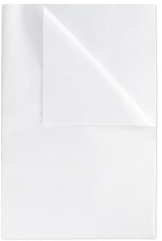 100 Feuilles Papier de Soie Blanc, Papier Cadeau Mat pour Emballage | Colis & Craft, Papier Crépon Déchiqueté 70x50cm Pour Emballage de Bouquets, DIY et Loisirs Créatif