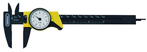 General Tools 144MM Plastic Metric Dial Caliper 6-Inch