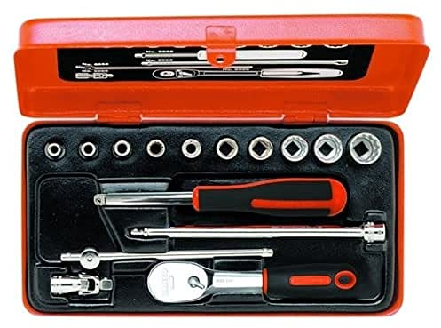 Juego Llave Vaso Pulg 1/4 15Pz