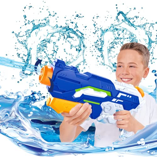 CYGJING Pistola ad Acqua Potente Fucile 1200ml Giocattolo a Lungo Raggio da 10-11 Piedi Water Gun Battle con Alta Capacità Super Liquidator per Bambini Adulti